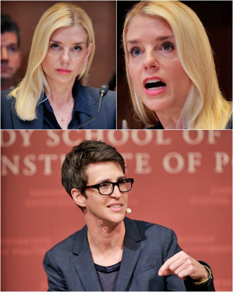 LIVE ON AIR: Pam Bondi Came to Flip the Studio Upside Down — She Walked Into MSNBC Wearing a Confident Smile, Planning to ‘Cold-Shut Down’ Rachel Maddow-