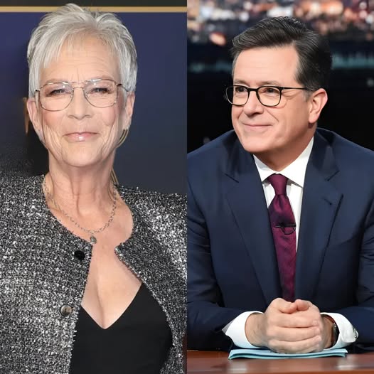 “Jamie Lee Curtis Accuses CBS of ‘Gagging’ Her After Colbert’s Exit – Sending Shockwaves Through Late-Night TV” In a shocking revelation, actress Jamie Lee Curtis has accused CBS of “gagging” her after the cancellation of “The Late Show with Stephen Colbert.”
