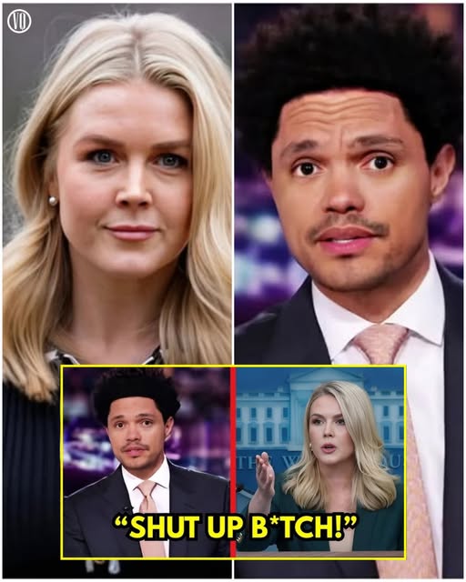 “Do You Really Expect Us to Believe That Melania Was the Most Bullied Woman in America?” Trevor Noah Asked, His Voice Calm but Cutting, as Caroline Leavitt Clung to Her Talking Points.