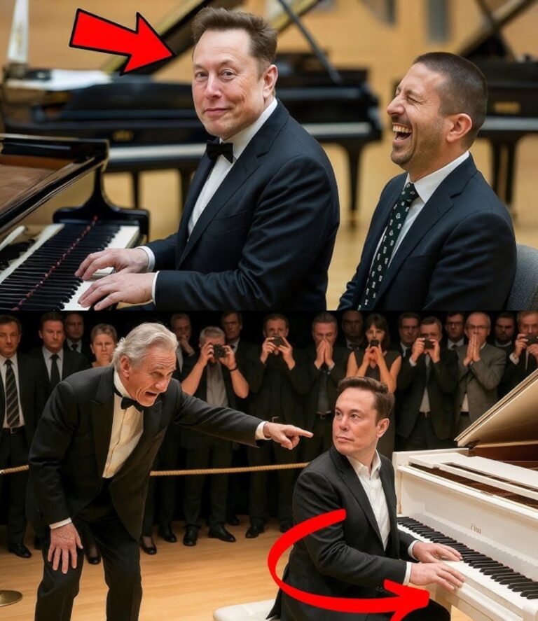 Elon Musk Stuns the Crowd with a Grand Piano Meltdown-