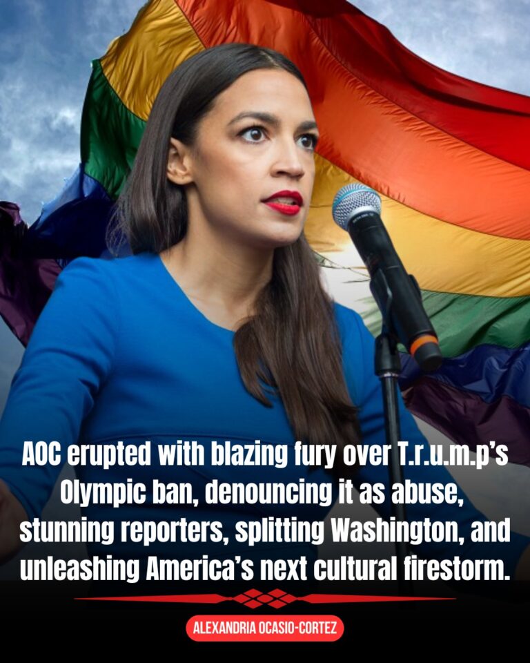AOC URRESTS IN FURY AT Trump’s “Olympic Ban. “Nonsense. Arbitrary. A national disgrace…-TT