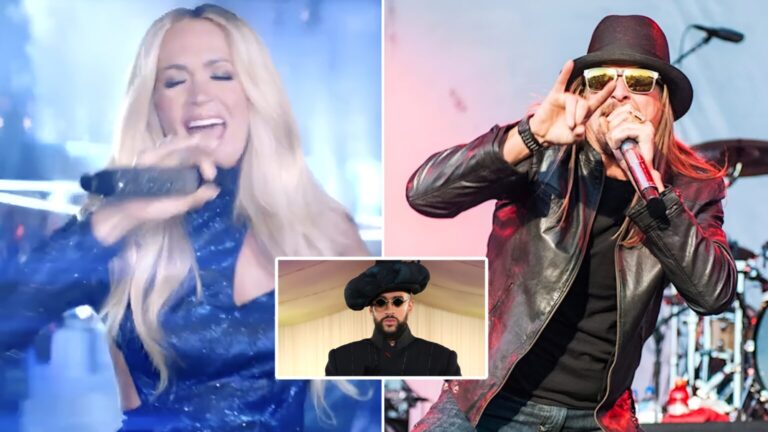 Carrie Underwood and Kid Rock to Replace Bad Bunny at Super Bowl Halftime Show