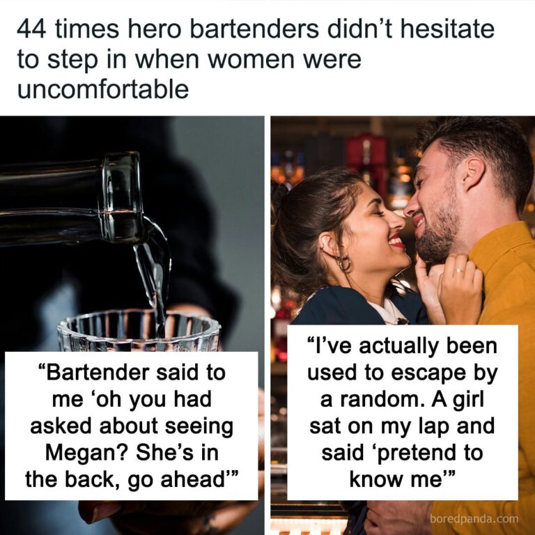 44 Times Hero Bartenders Didn’t Hesitate To Step In When Women Were Uncomfortable