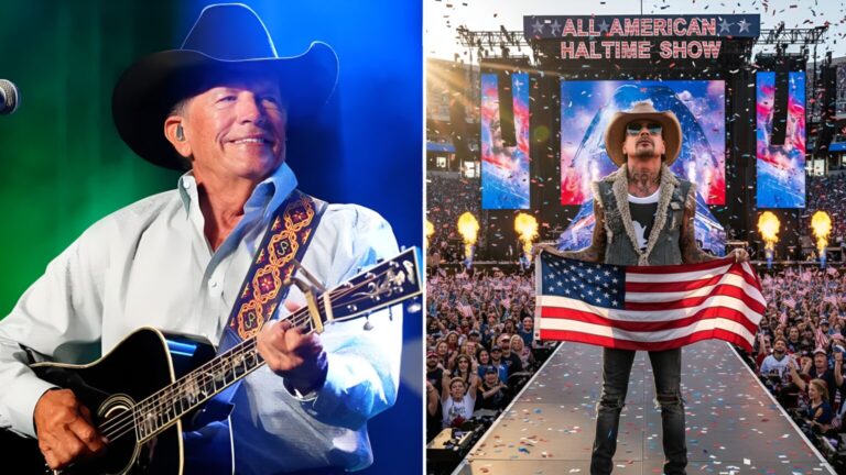 George Strait Saddles Up With Kid Rock for the All-American Super Bowl Halftime Show