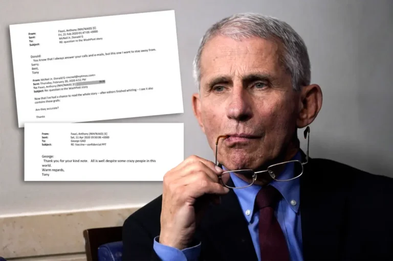 BREAKING: Newly Released Emails Show That Anthony Fauci Instructed NIH Employees to…