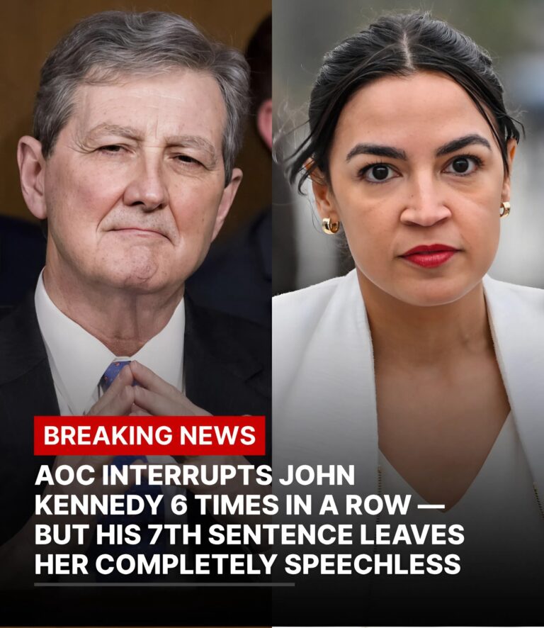 BREAKING: AOC Interrupts John Kennedy 6 Times in a Row — But His 7th Sentence Leaves Her Completely Speechless… – hghghg